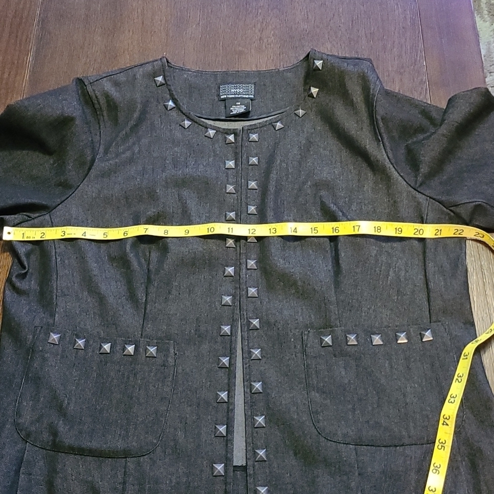 New York Clothing Co studded jacket - Picture 6 of 8